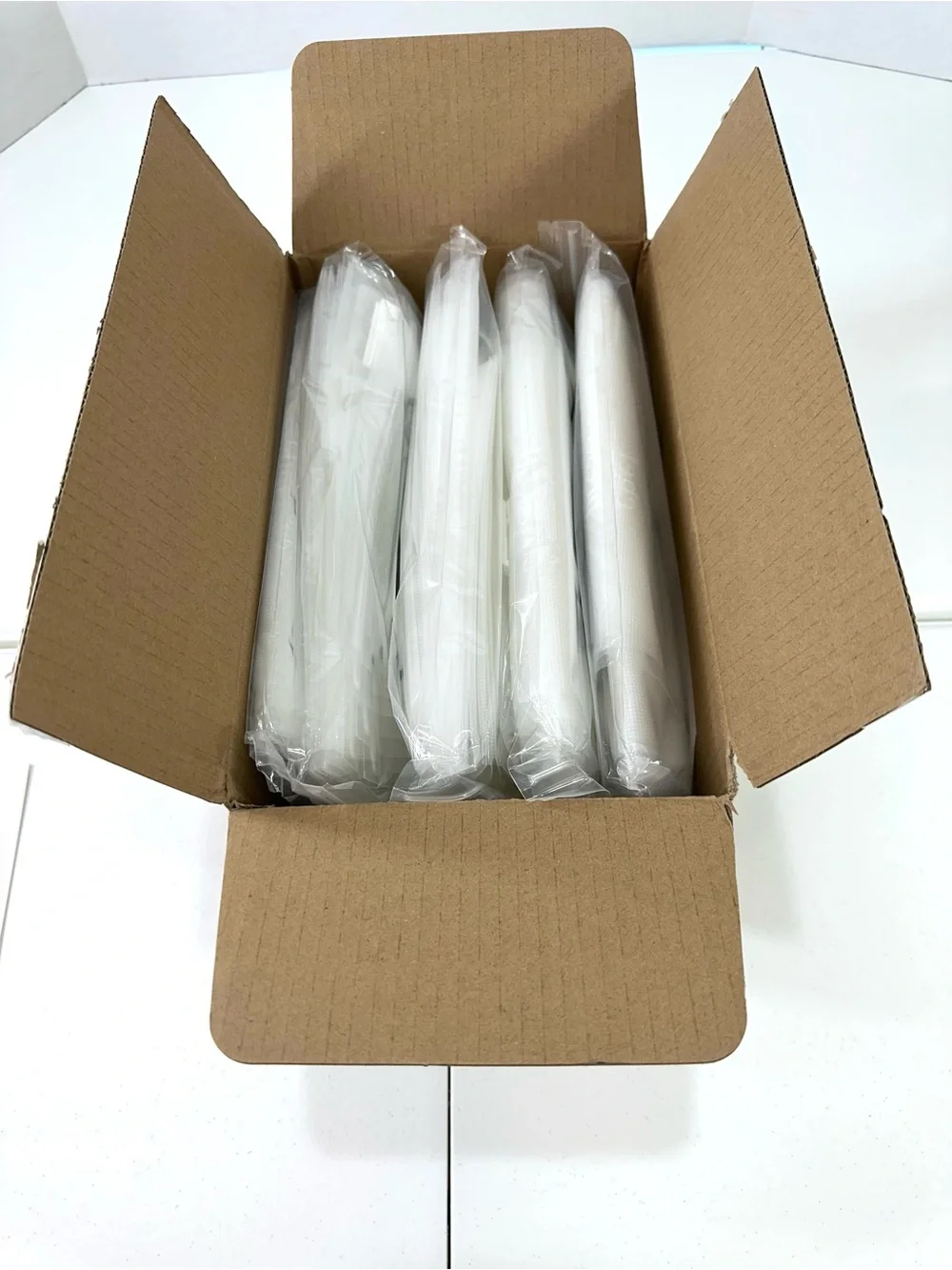 Chef Preserve Vacuum Storage Bags - Clear White (6 Pack) 60 bags total
